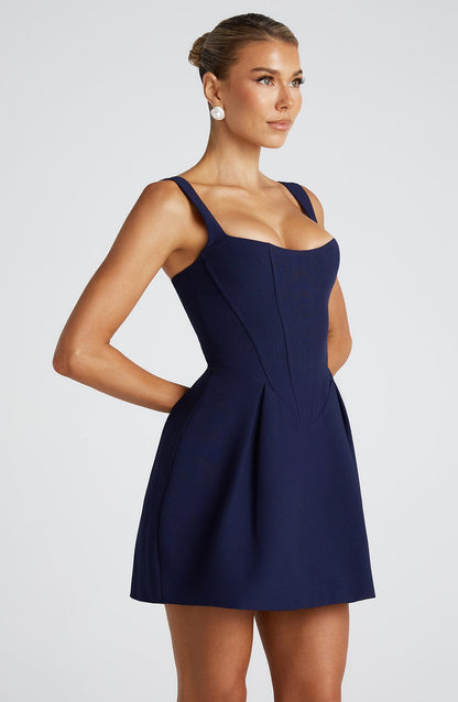 Sukienka mini Janiyah - Granatowa