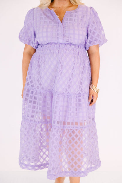 Vestido Just Because, Lila