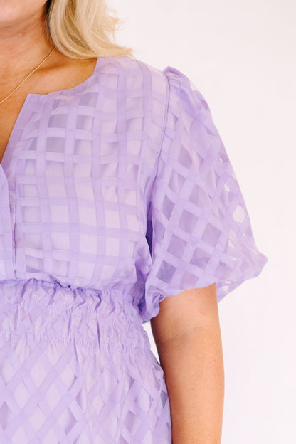 Vestido Just Because, Lila