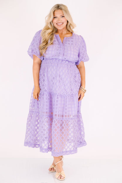 Vestido Just Because, Lila