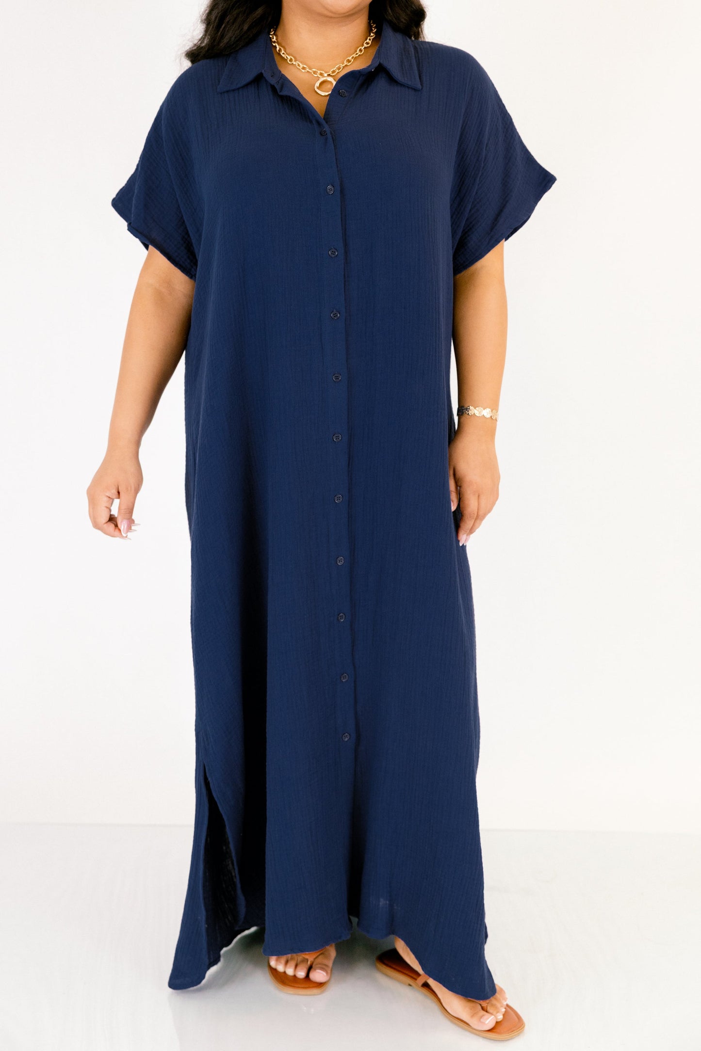 Solo un vestido bonito, azul marino