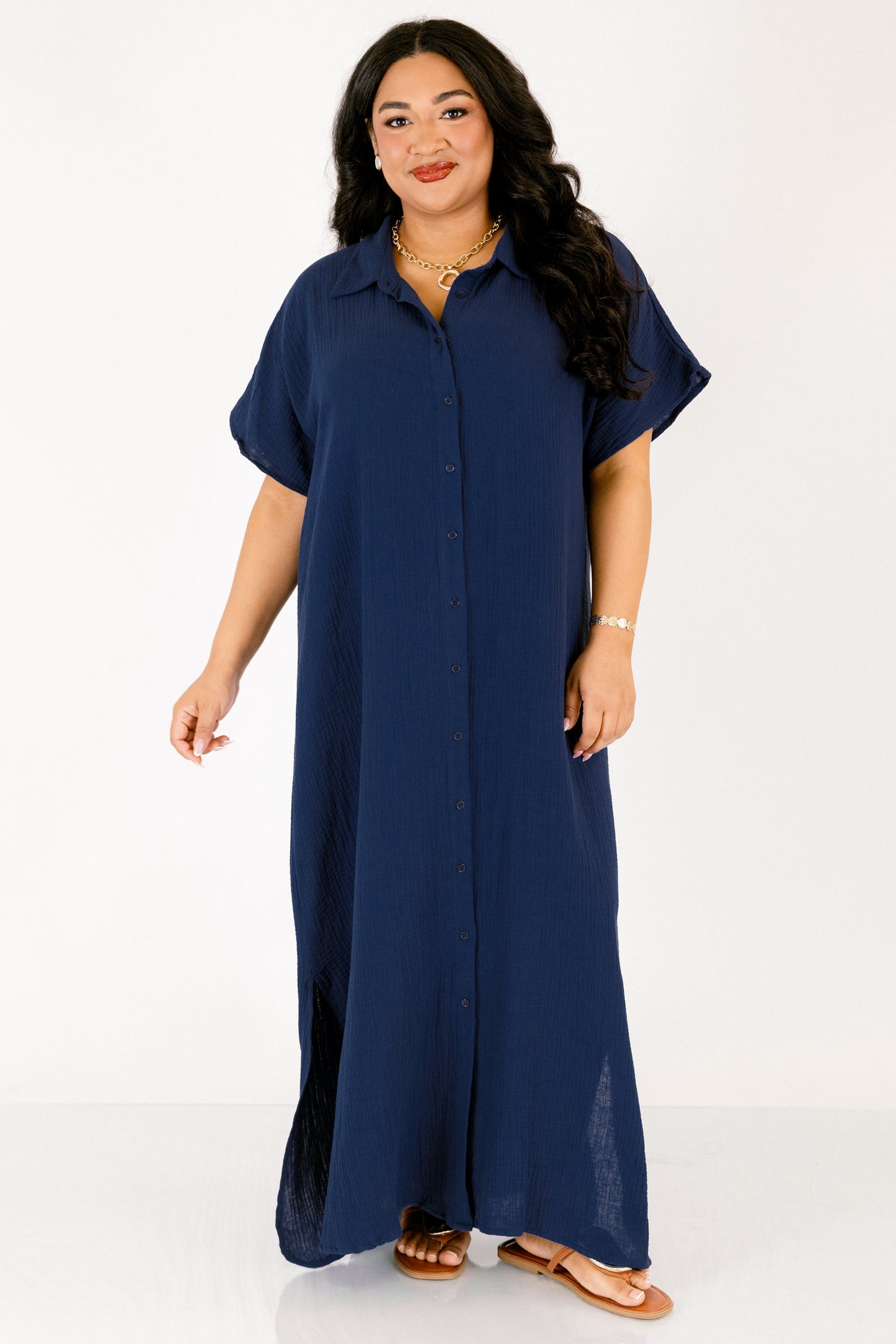 Solo un vestido bonito, azul marino