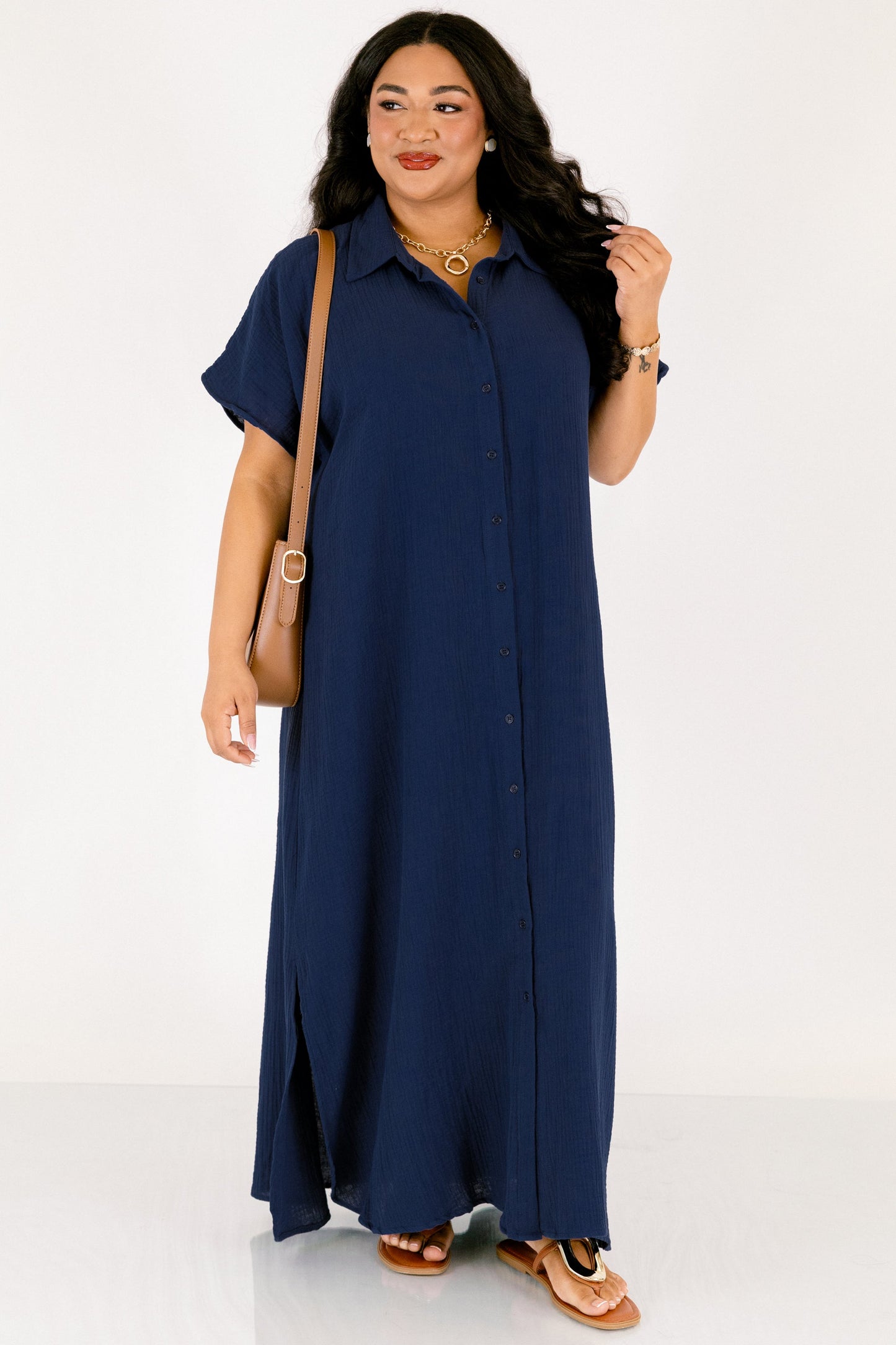 Solo un vestido bonito, azul marino