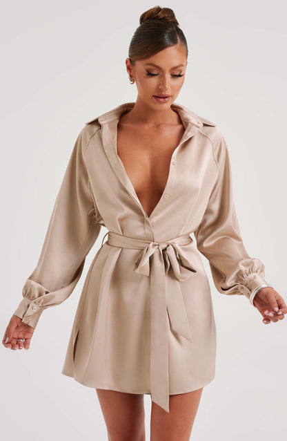 Sukienka Mini Kara - Szampan