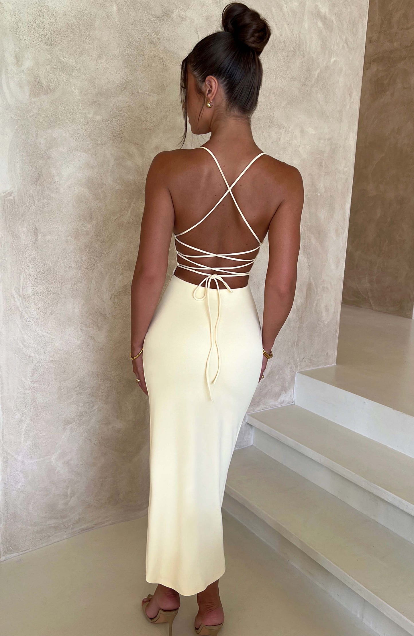 Sukienka Midi Kiana - Cytrynowa