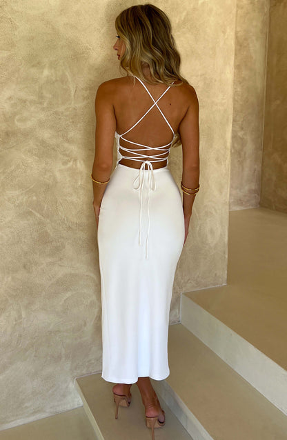 Sukienka midi Kiana - Biała