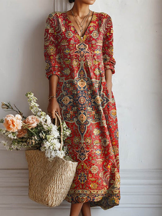 Eulalie | Vestido Impreso Oriental