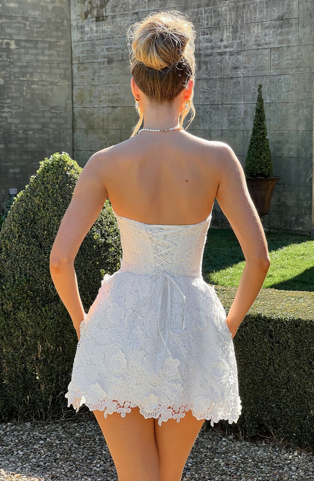 Sukienka Mini Leona - Kość słoniowa