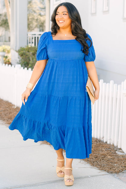 Vestido Let's Get Away, Cobalto