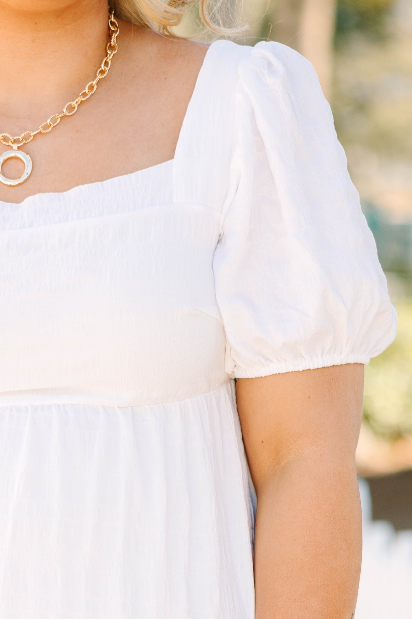 Vestido Let's Get Away, Blanco