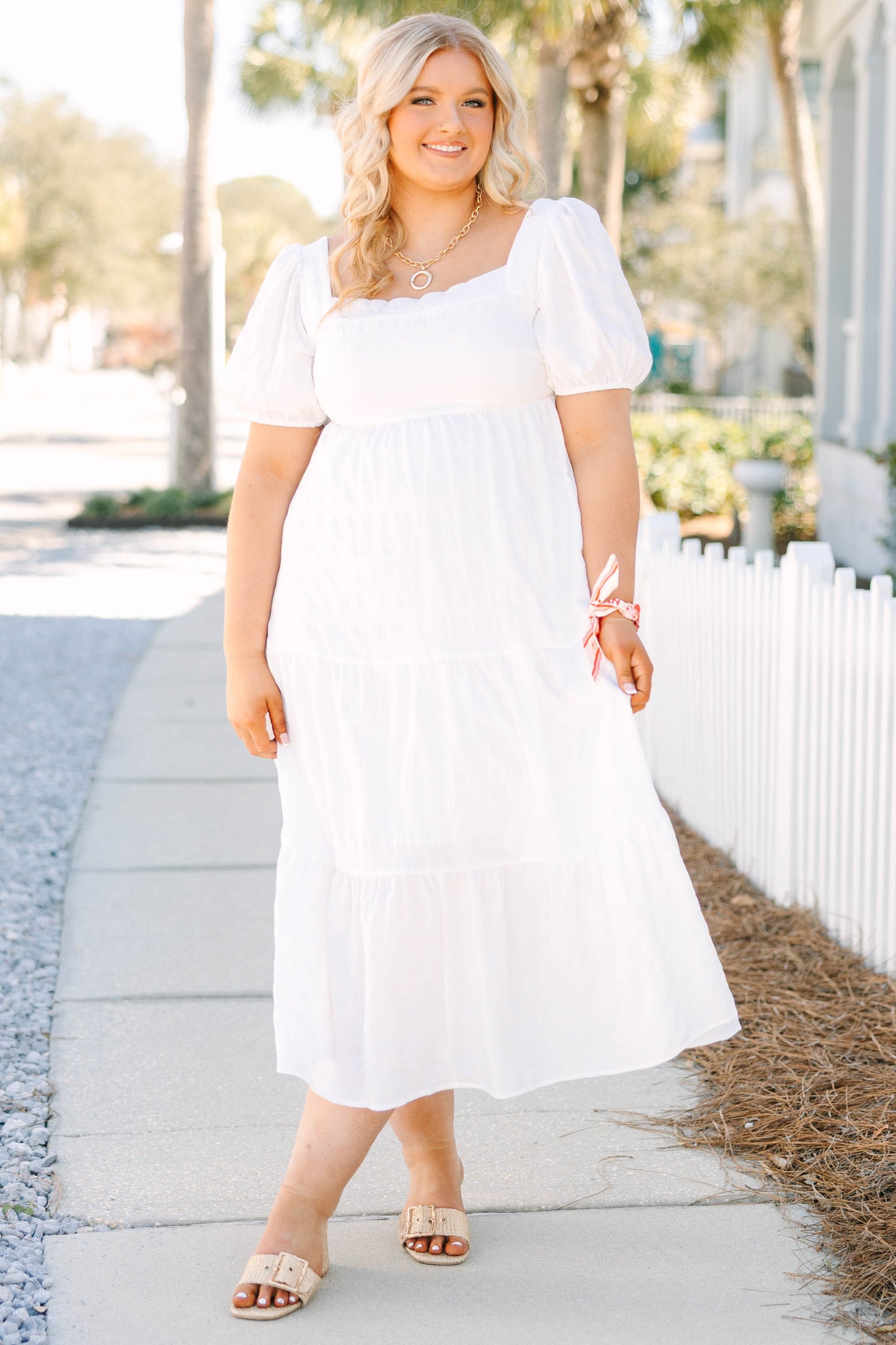 Vestido Let's Get Away, Blanco