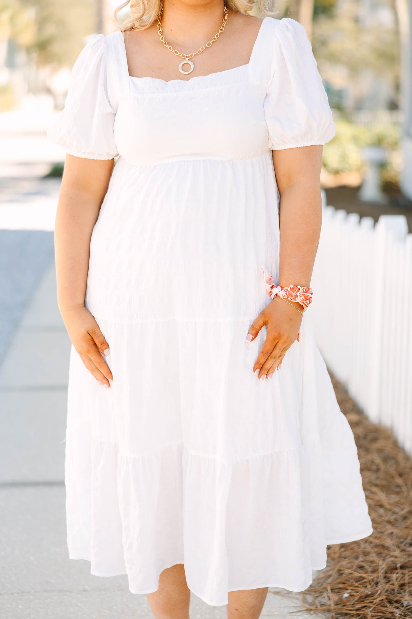 Vestido Let's Get Away, Blanco