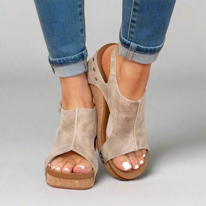 Rita | Skórzane sandały ortopedyczne