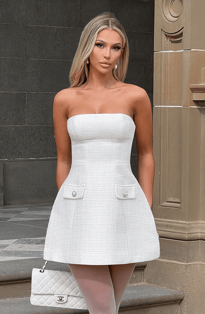 Minispódniczka Lottie - Kremowa