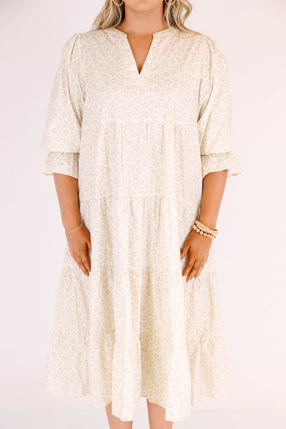 Vestido Love You So, Leopardo Claro