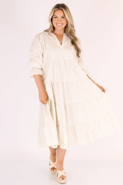 Vestido Love You So, Leopardo Claro