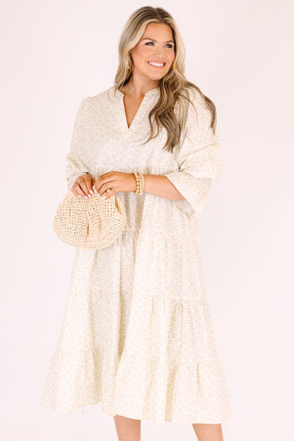 Vestido Love You So, Leopardo Claro