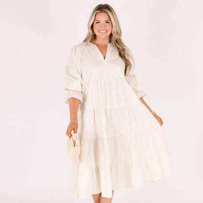 Vestido Love You So, Leopardo Claro
