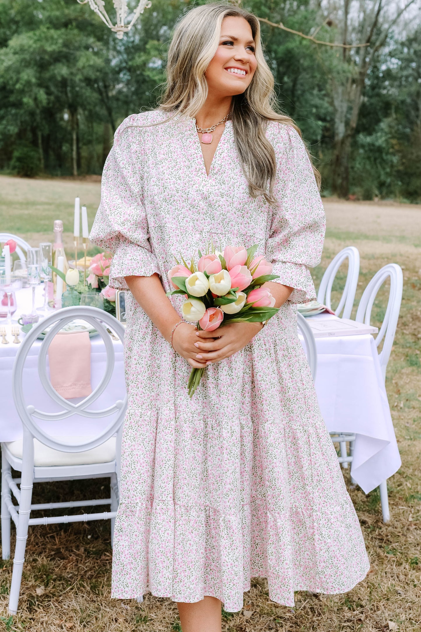 Vestido Love You So, Mezcla Rosa