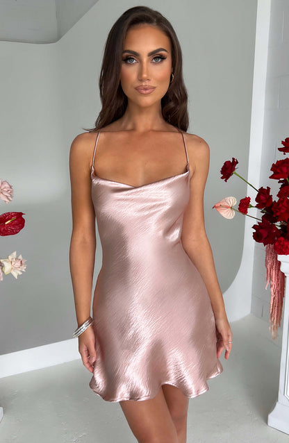 Mini sukienka Lydia - Różowa