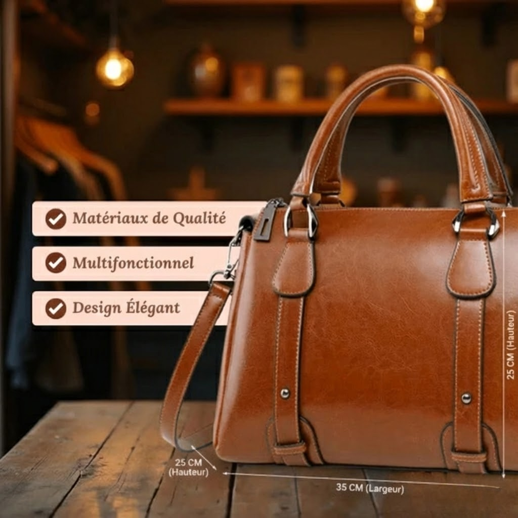 Amélie | Bolso Estructurado Elegancia Clásica
