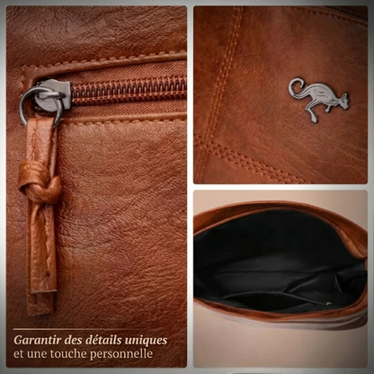 Manon | Bolso Bandolera de Cuero Vintage Patchwork