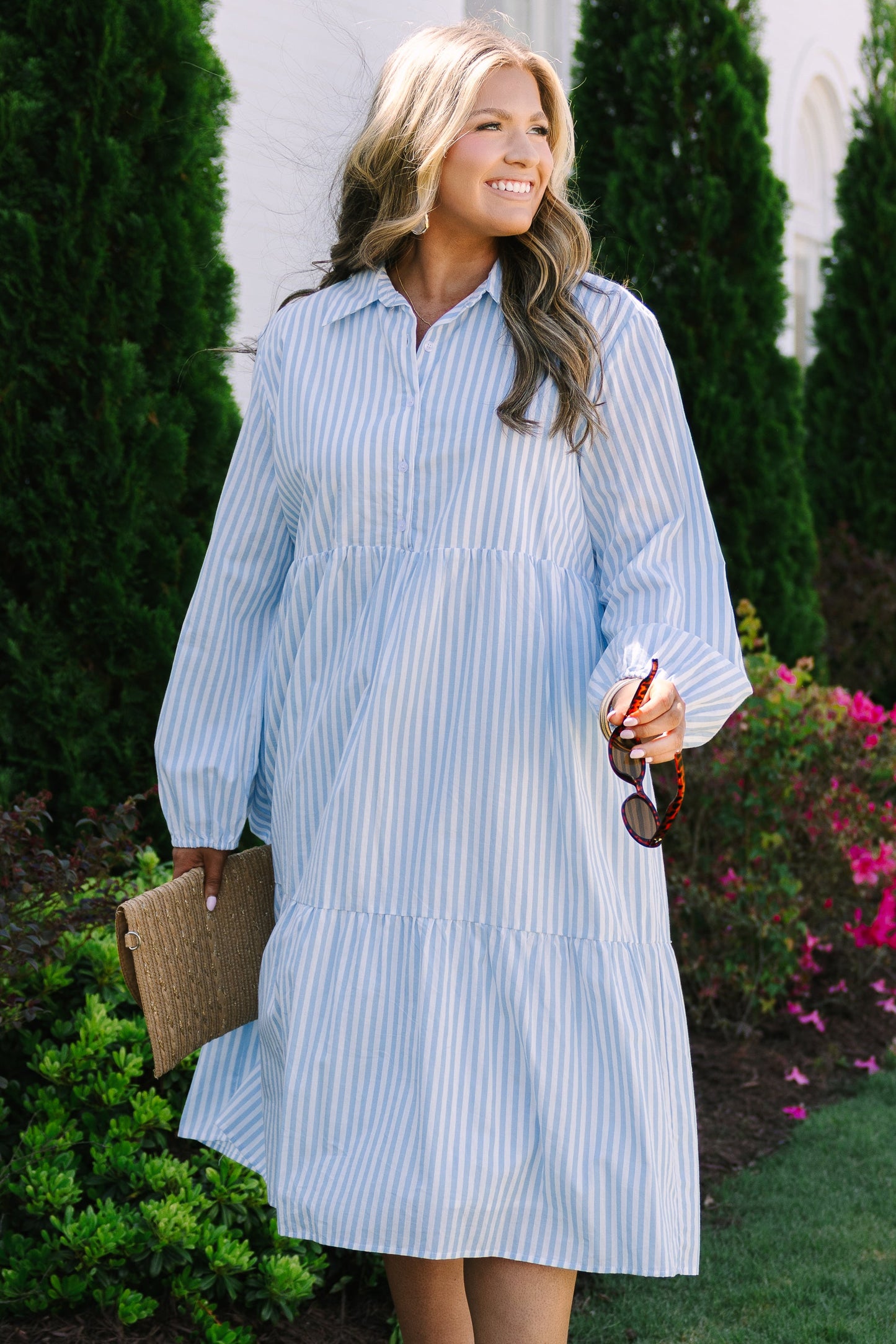Vestido Made For Malibu, Rayas Azules
