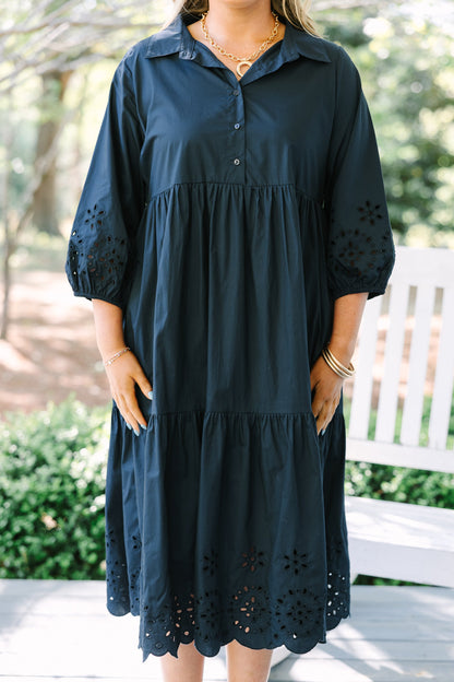 Vestido Divertido, Azul Marino