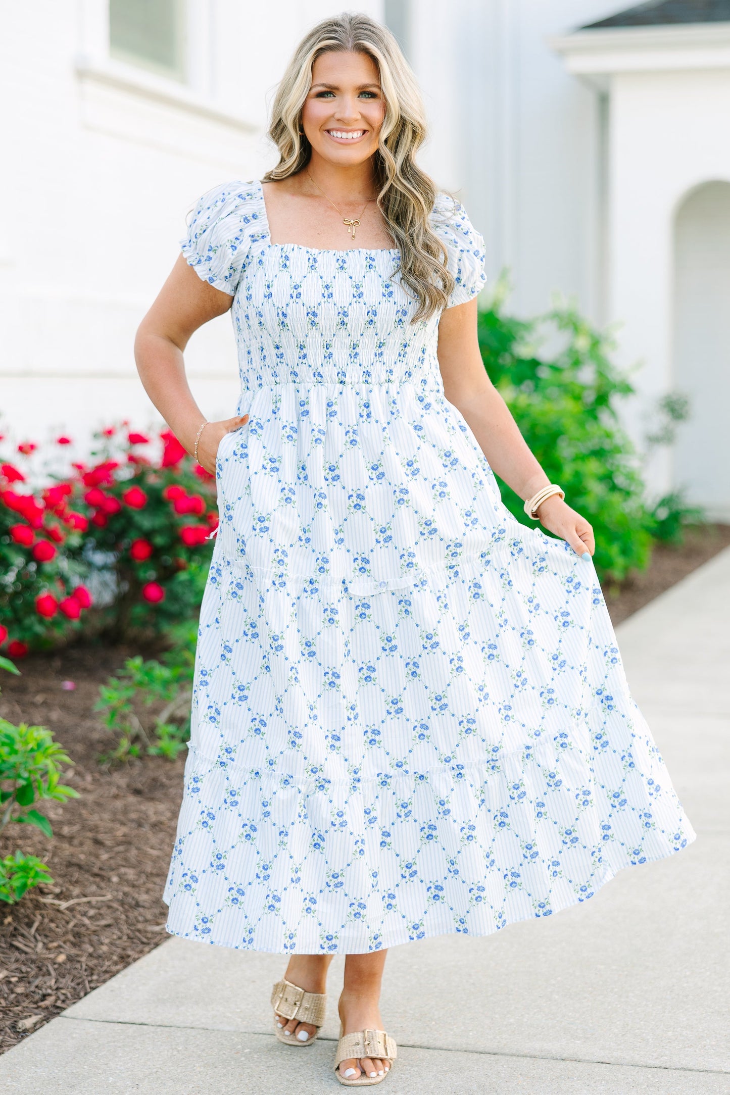Vestido Memorable, Azul