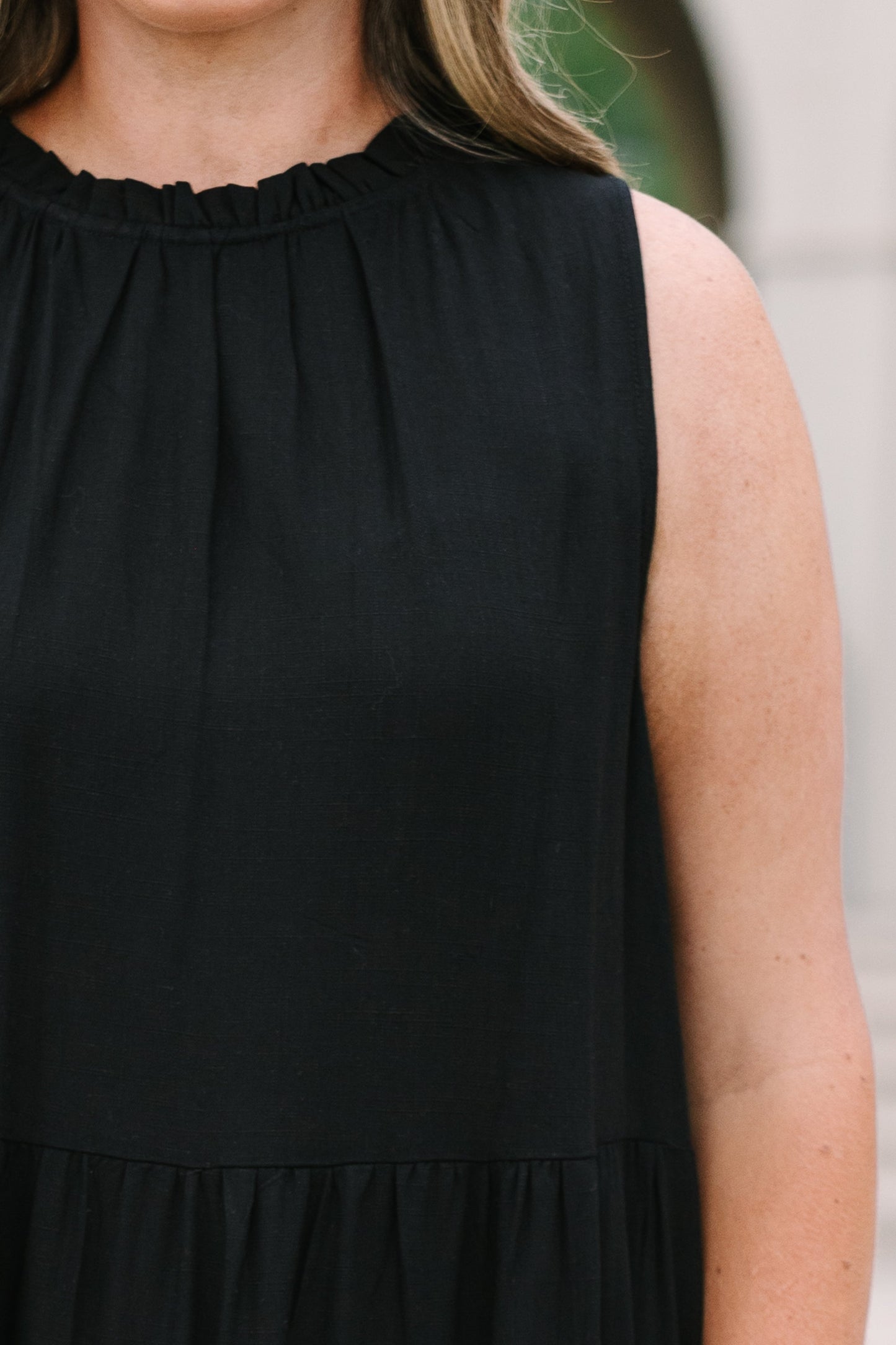 Haz Tu Movimiento Vestido Maxi, Negro