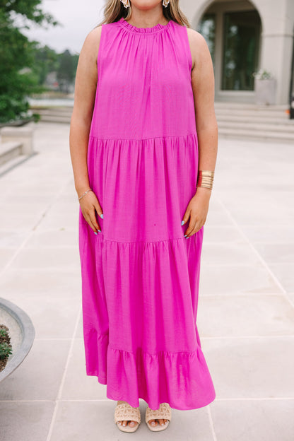 Haz Tu Movimiento Vestido Maxi, Rosa