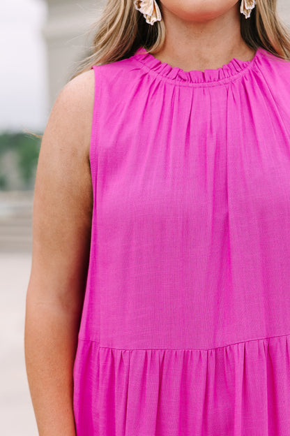 Haz Tu Movimiento Vestido Maxi, Rosa