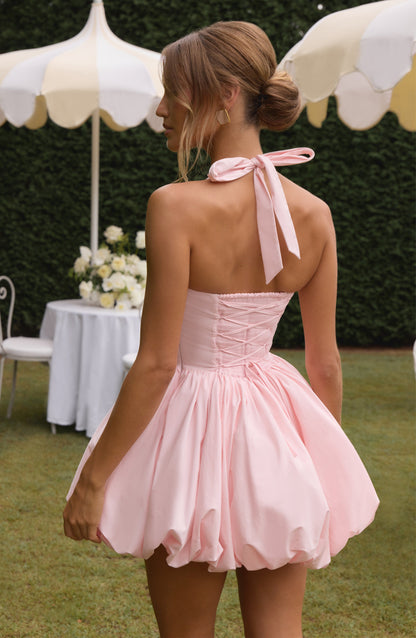 Sukienka Mini Maricia - Różowa mglisteczna