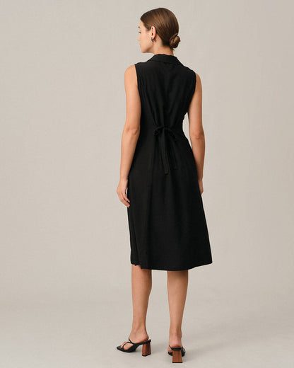 El Vestido Midi Túnica Negro