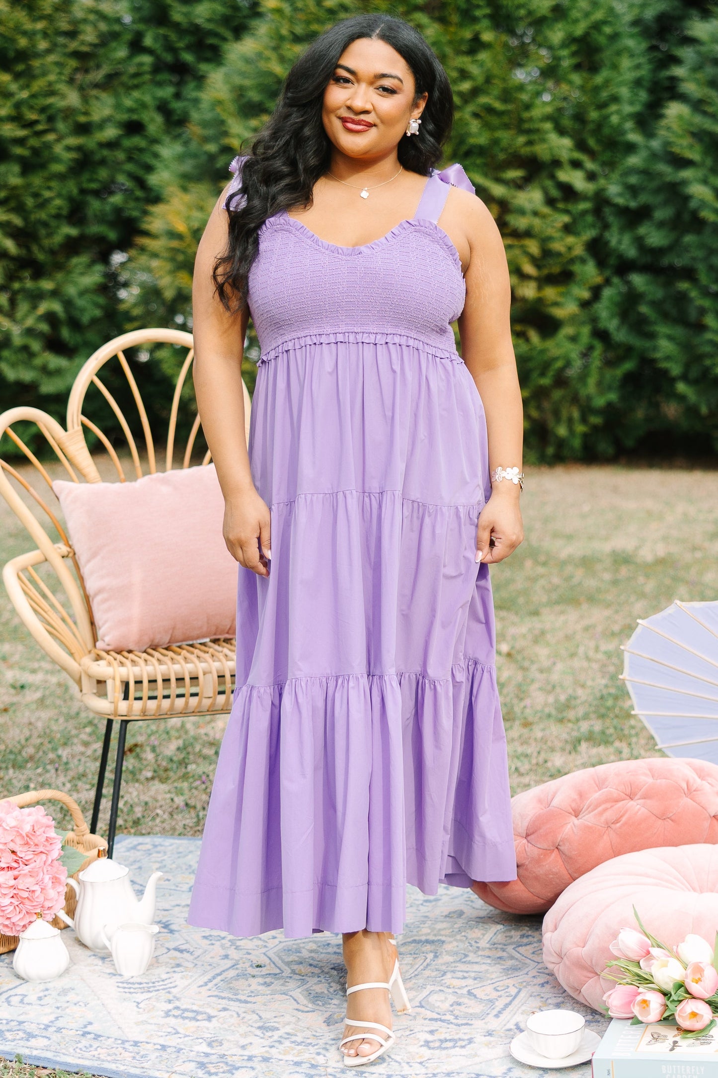 Vestido Jardín de Medianoche, Púrpura