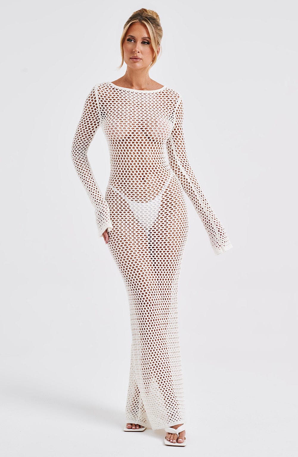 Maxi sukienka Moana - Biała