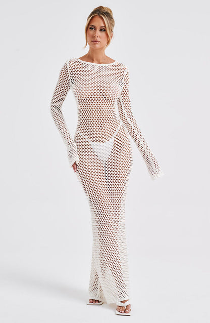 Maxi sukienka Moana - Biała