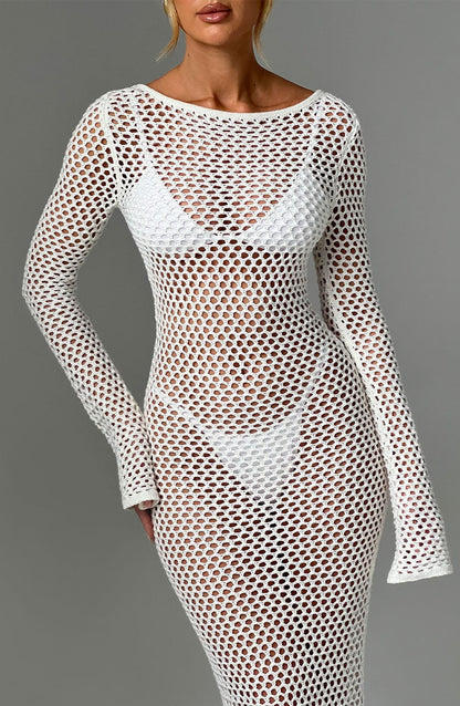 Maxi sukienka Moana - Biała