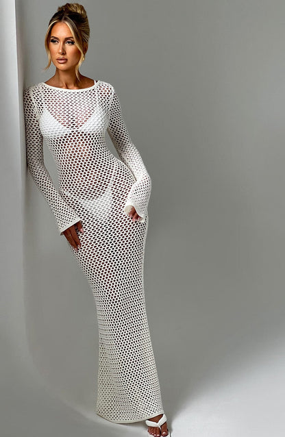 Maxi sukienka Moana - Biała