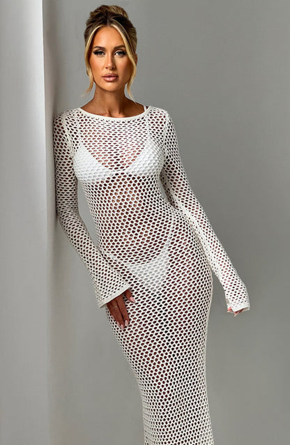 Maxi sukienka Moana - Biała