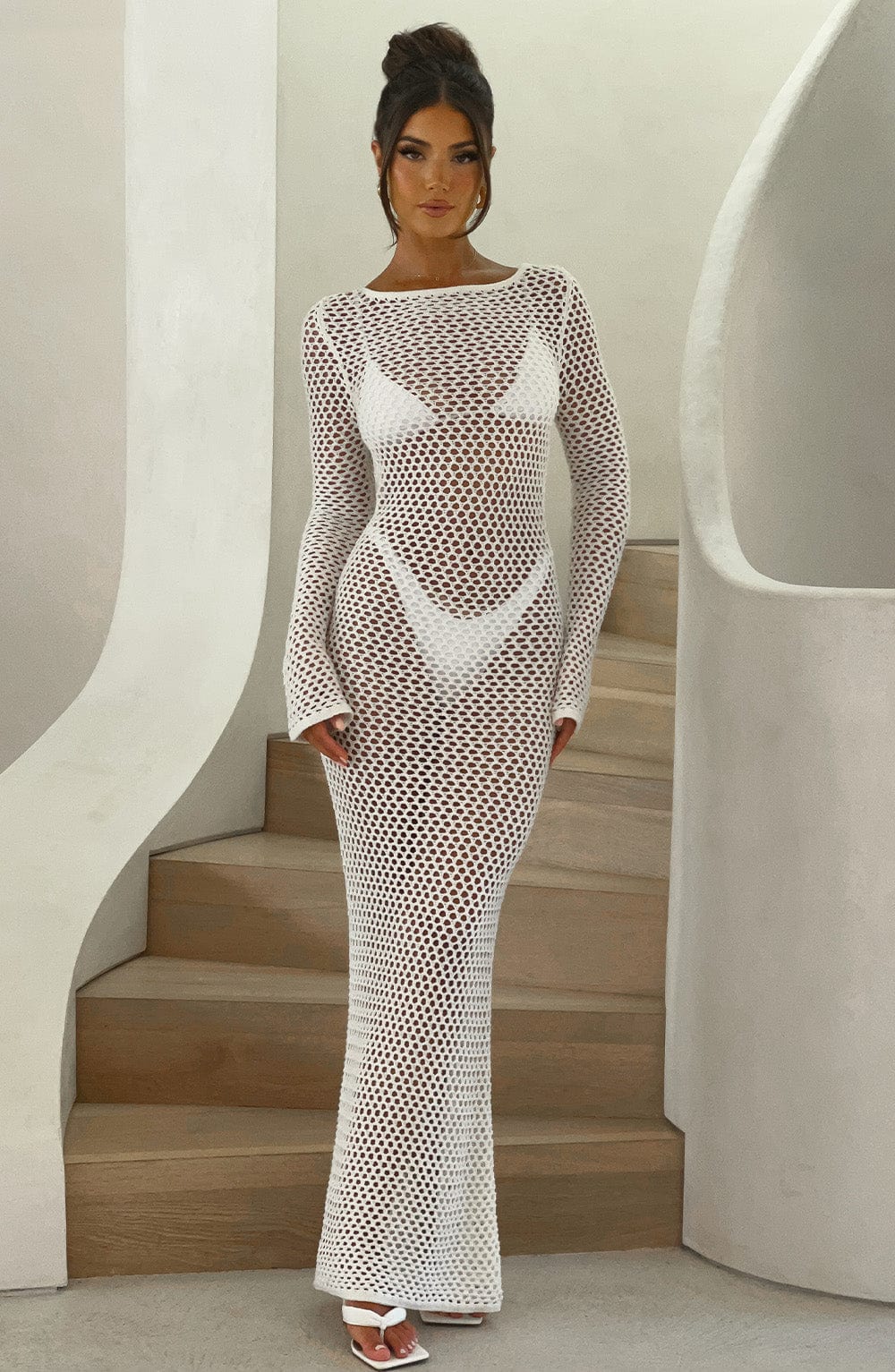 Maxi sukienka Moana - Biała