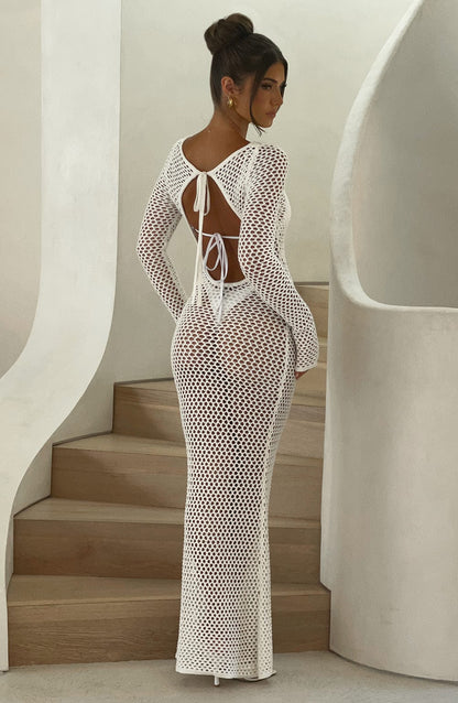 Maxi sukienka Moana - Biała