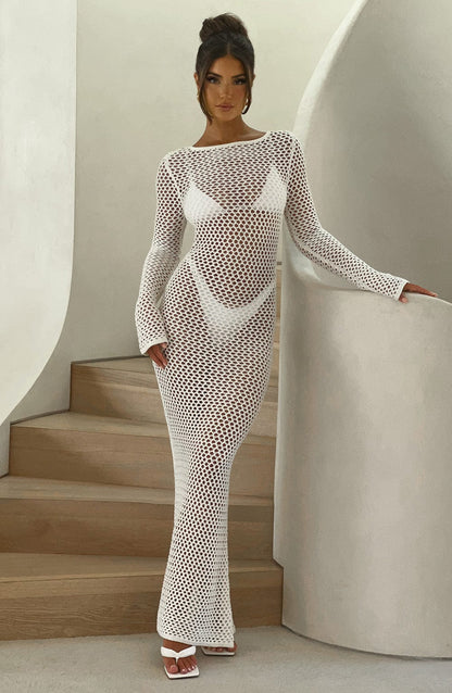 Maxi sukienka Moana - Biała