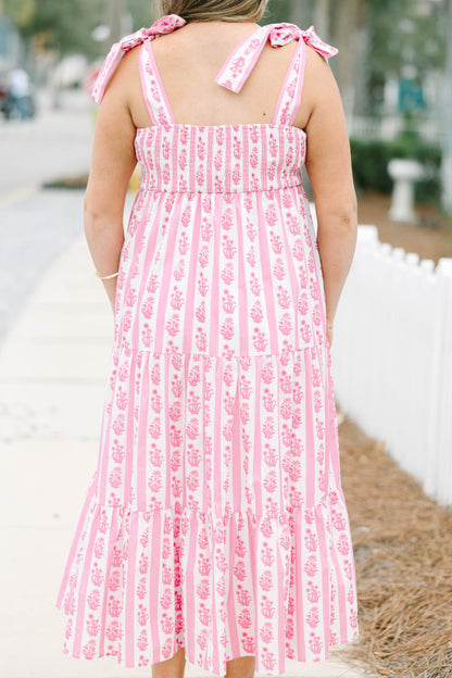 Vestido Naturalmente Combinado, Rosa