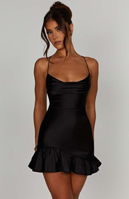 Mini sukienka Nicola - Czarna