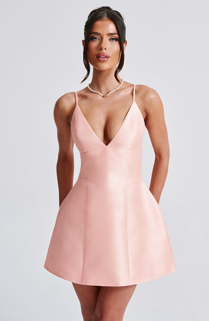 Sukienka Mini Nicole - Brzoskwinia