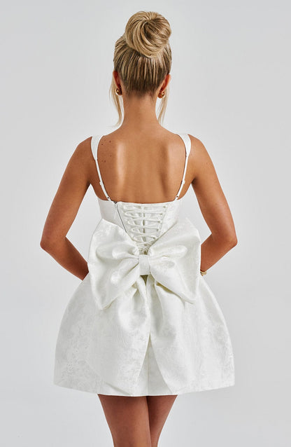 Krótka sukienka Orla - Kość słoniowa