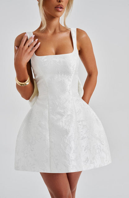 Krótka sukienka Orla - Kość słoniowa