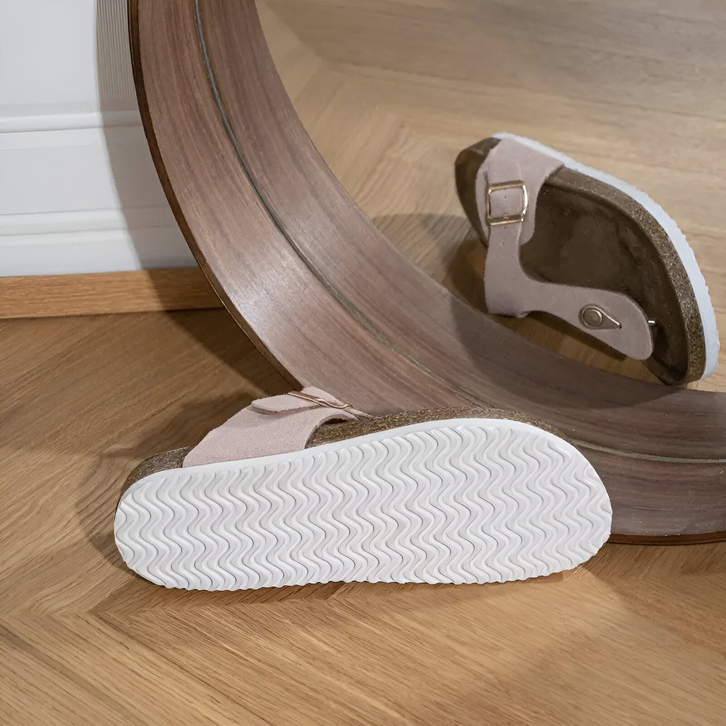 Róża | Wygodne sandały na platformie