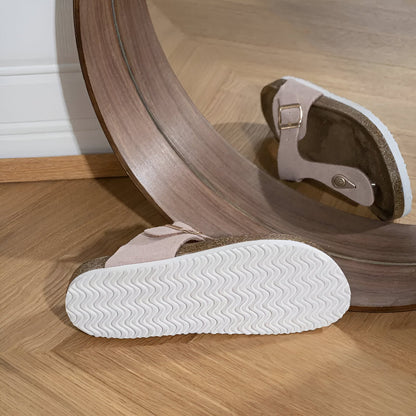 Róża | Wygodne sandały na platformie